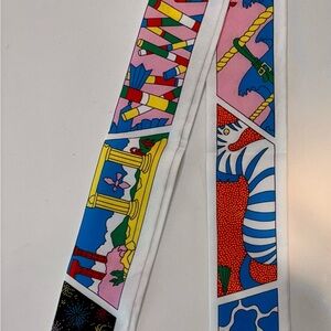 Colorful Graphic Print Scarf